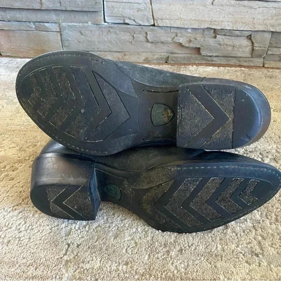 Ariat Men’s Vintage Black Leather Cowboy Boots Embroidered Western 34601: 9D - Picture 10 of 12